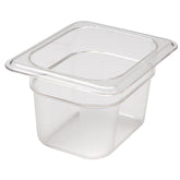 Cambro Clear 1/8 Polycarbonate Gastronorm Pan 1L